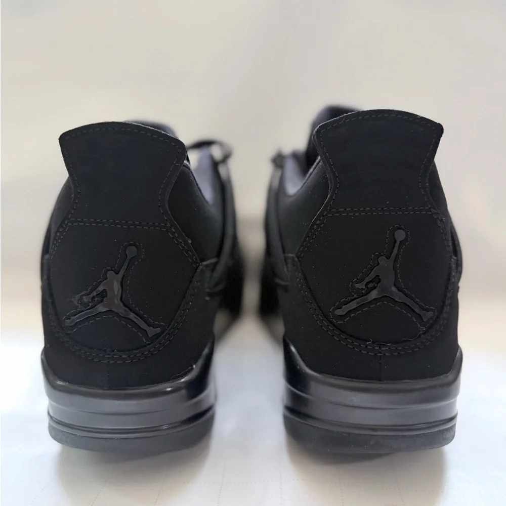 Jordan Men's All-Black Low-Top Basketball Sneakers - Picture 2 of 7